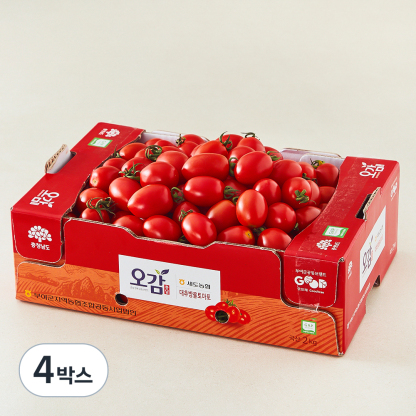 충남오감 세도농협 GAP 인증 대추방울토마토, 2kg,4박스