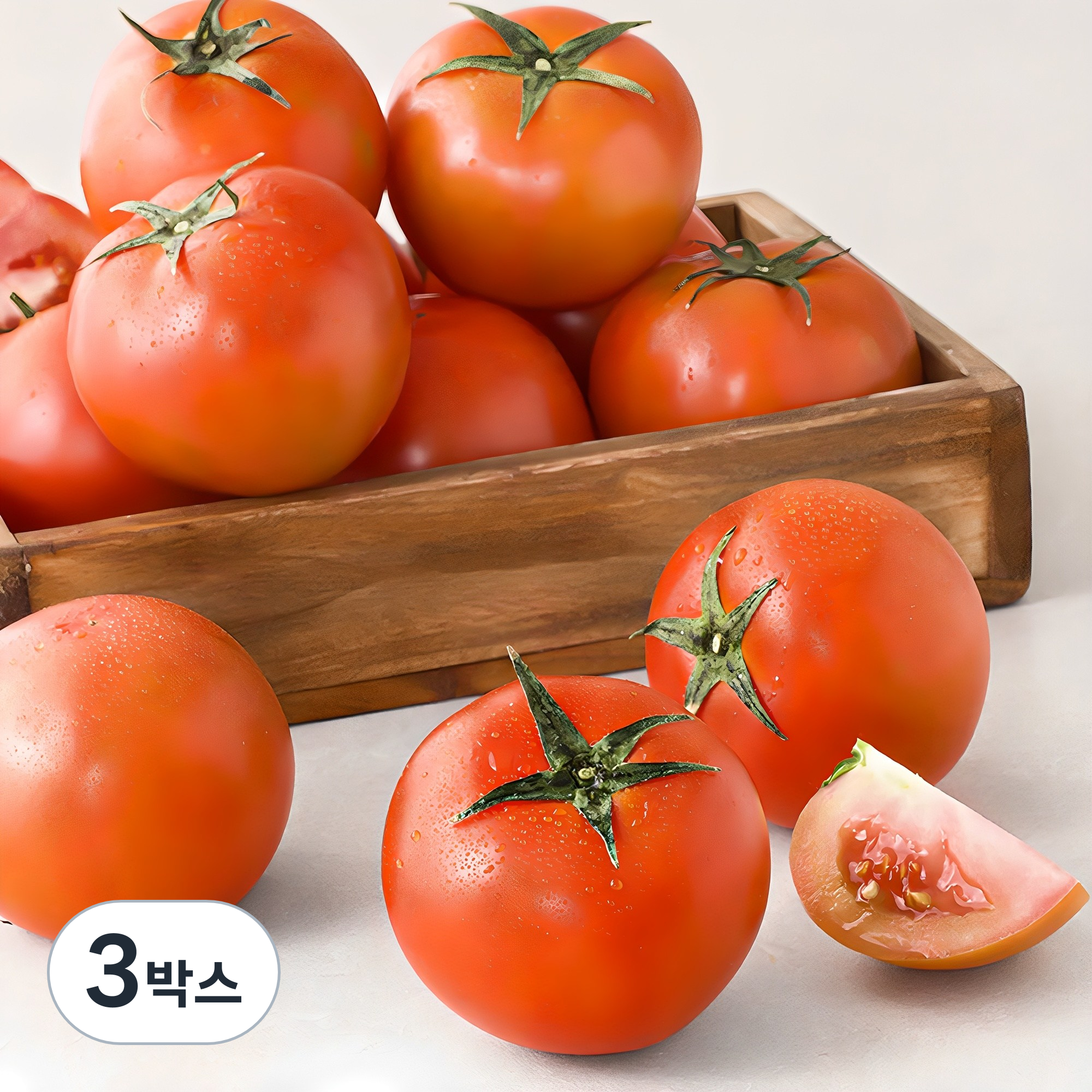 광식이농장 완숙 토마토, 5kg, 3박스