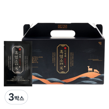 래오이경제 정품 흑염소진액 원 30p, 2.1L, 3박스