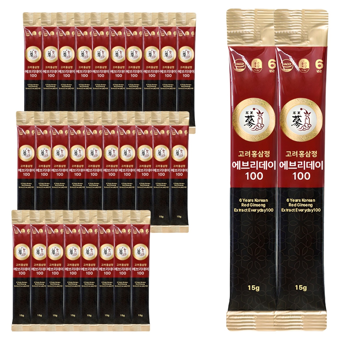 풍년보감 6년근 고려홍삼정 에브리데이100, 15g, 300개
