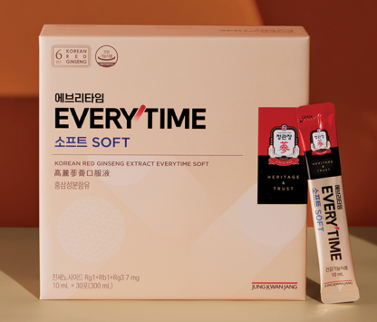 에브리타임 소프트 홍삼 10ml x 30포 + 쇼핑백, 300ml, 2개