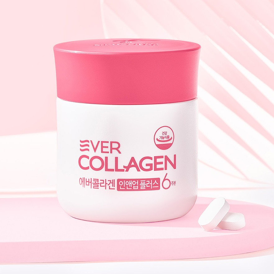 에버콜라겐 정품 인앤업 플러스 6주분, 84정, 3개