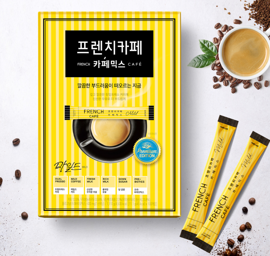 프렌치카페 커피믹스 스틱 마일드