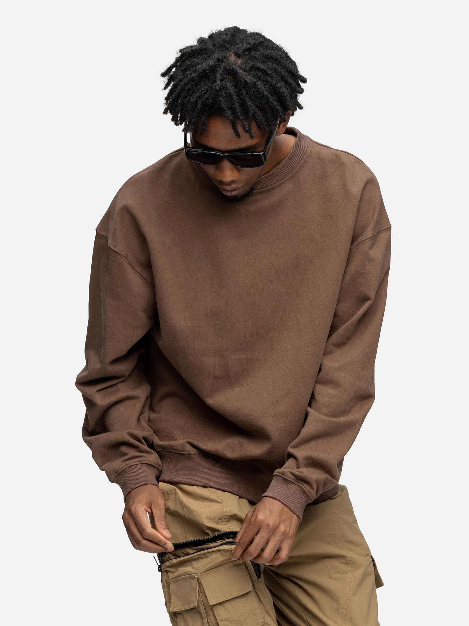 OVERSIZED SWEATSHIRT COCOA