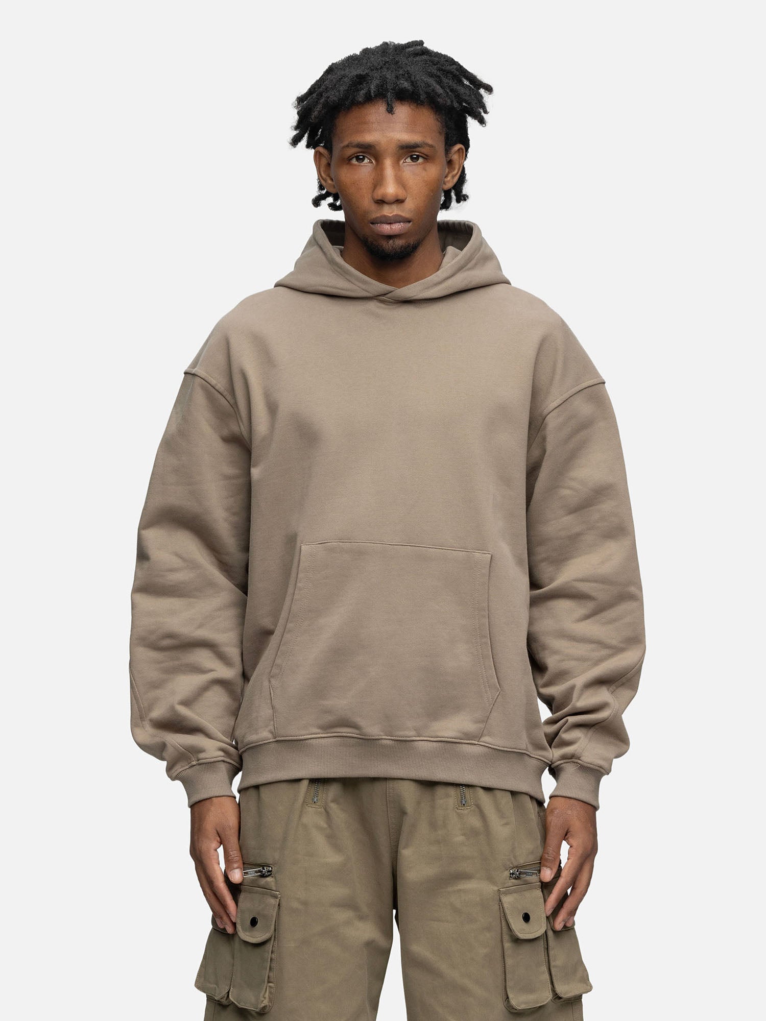 OVERSIZED HOODIE CEMENT