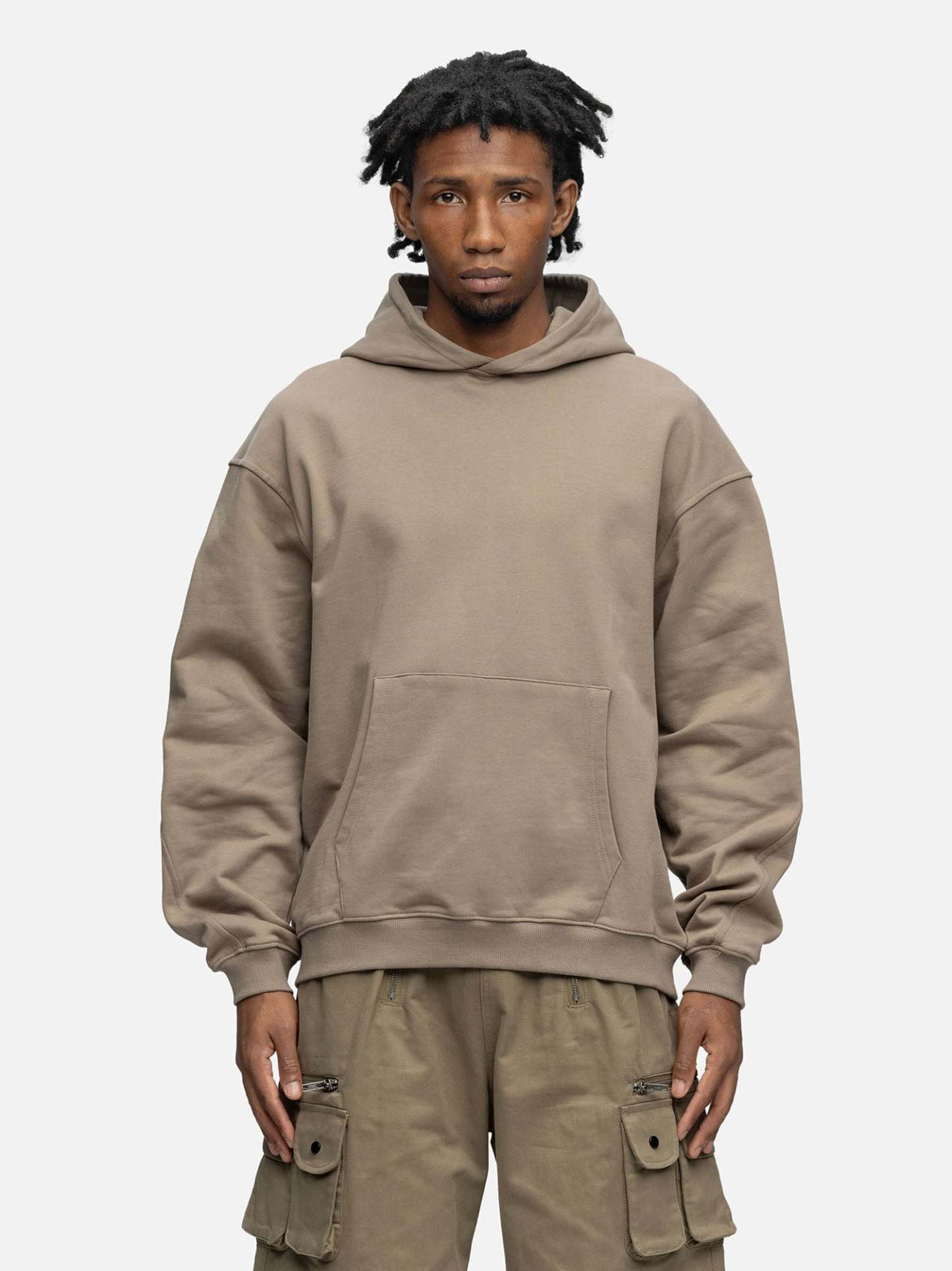 OVERSIZED HOODIE CEMENT