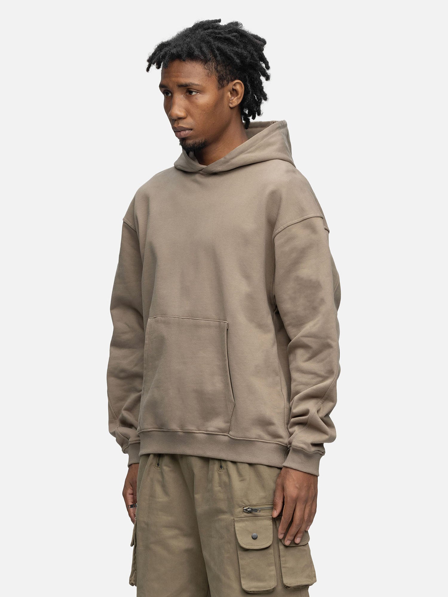 OVERSIZED HOODIE CEMENT