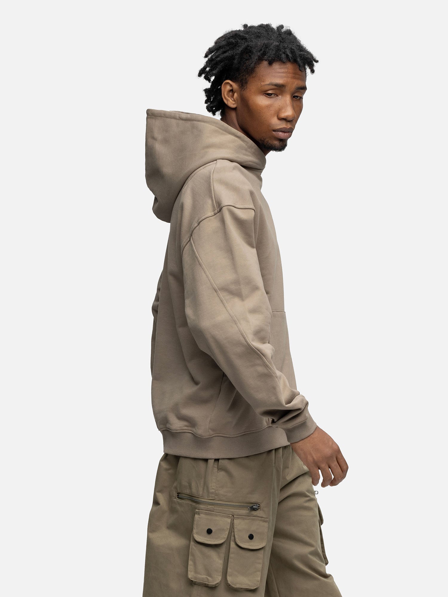 OVERSIZED HOODIE CEMENT