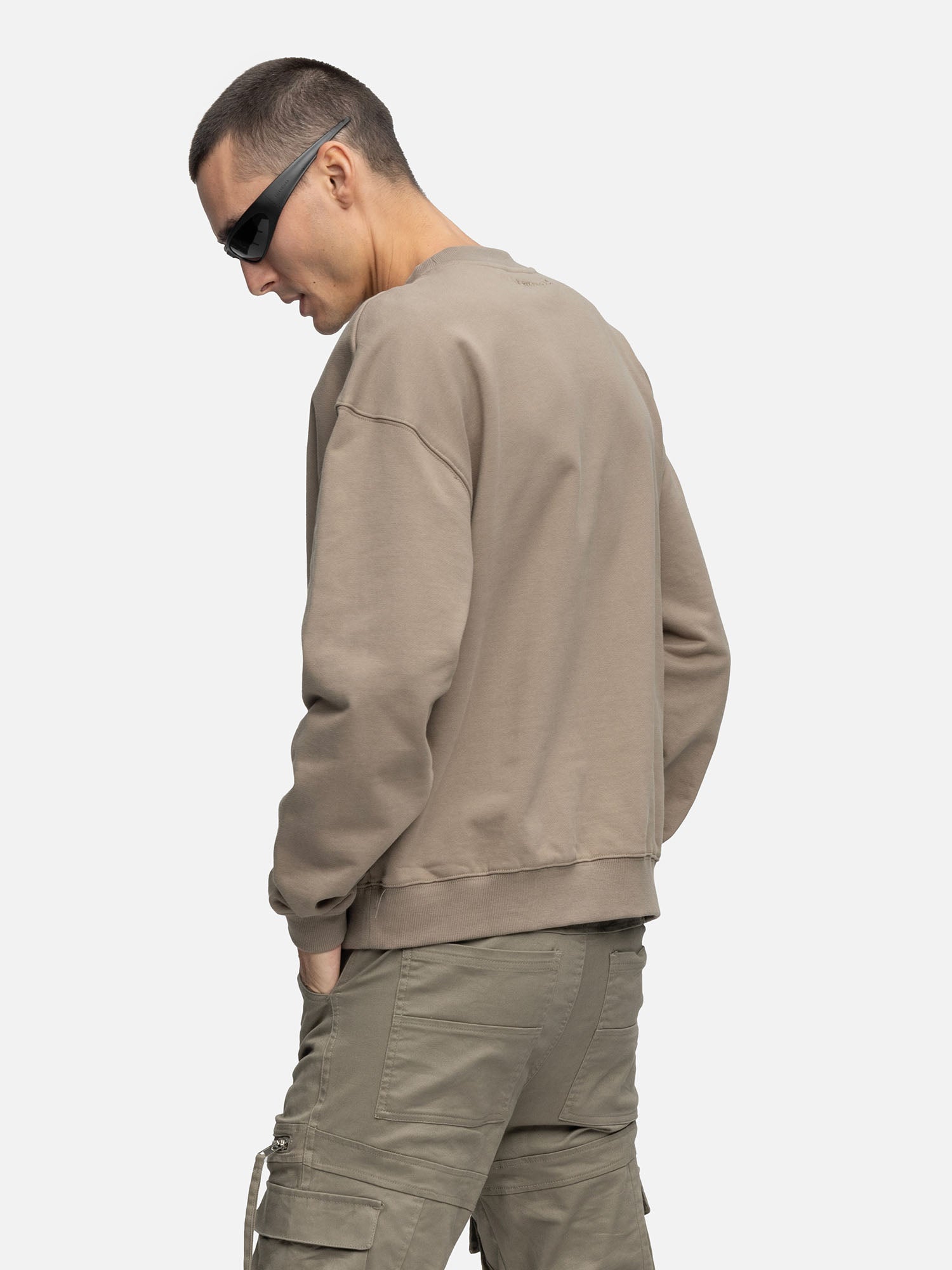 OVERSIZED SWEATSHIRT CEMENT