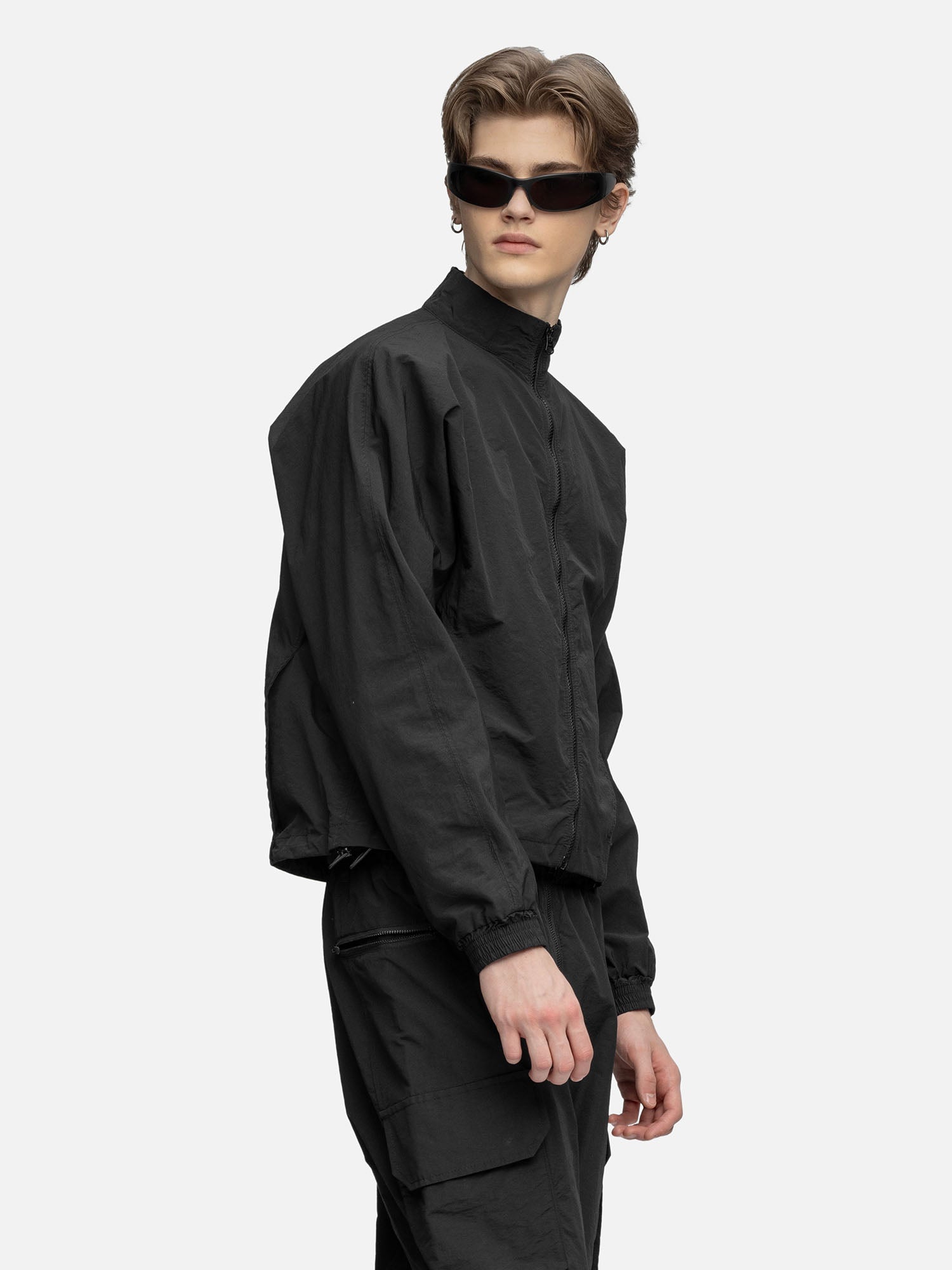 LAYERED JACKET BLACK