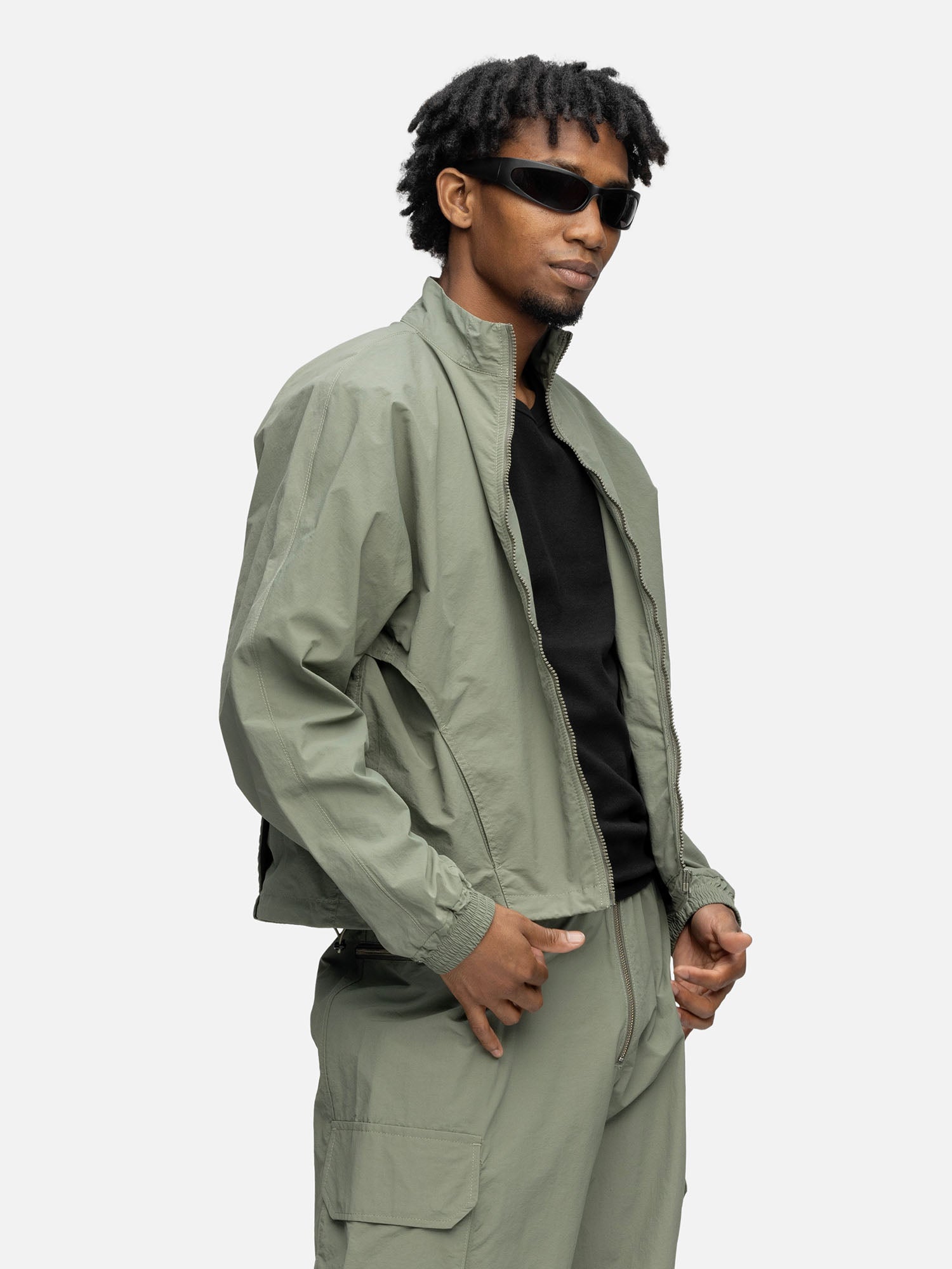 LAYERED JACKET SAGE