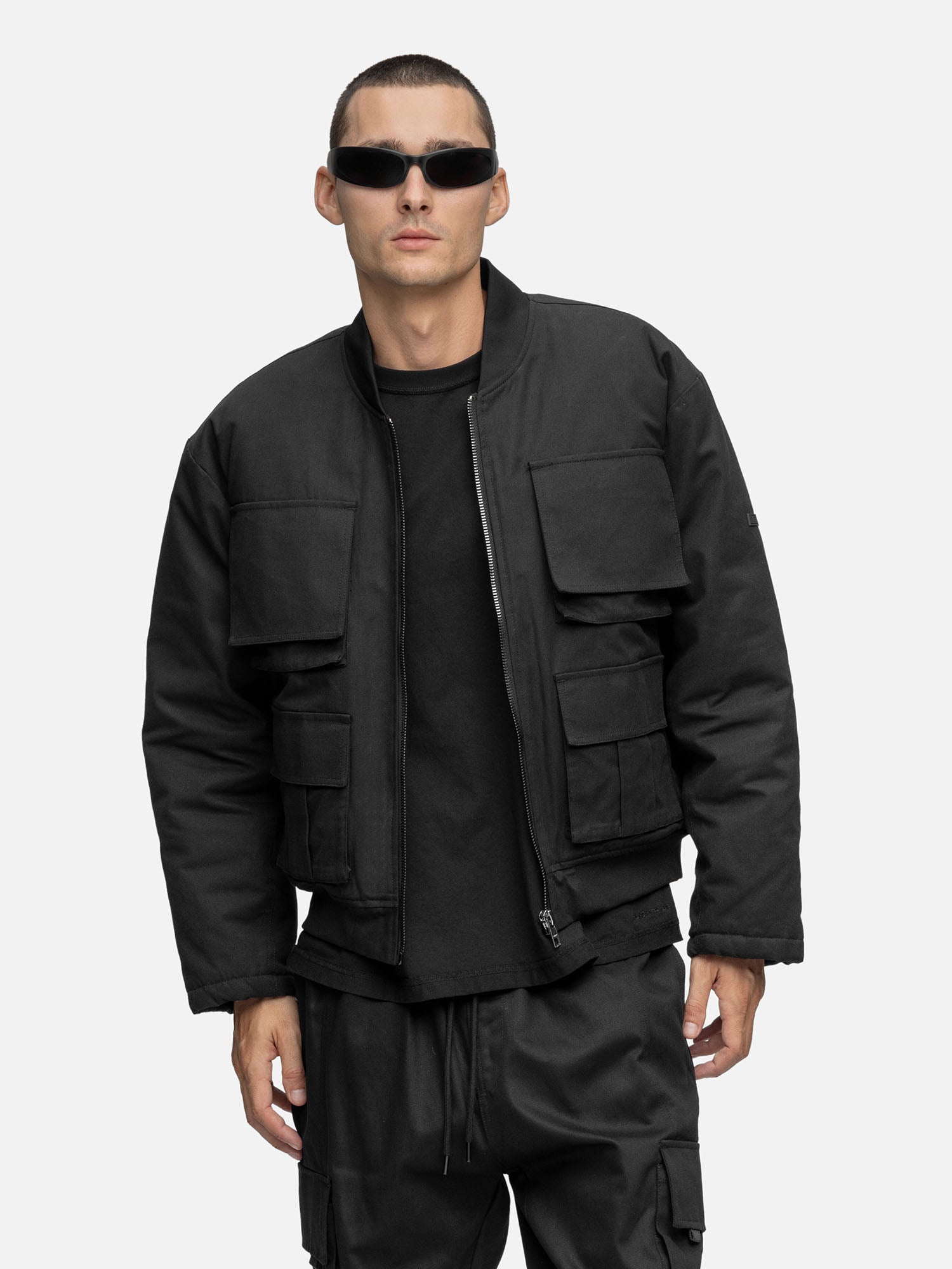 FUNCTIONAL BOMBER JACKET BLACK