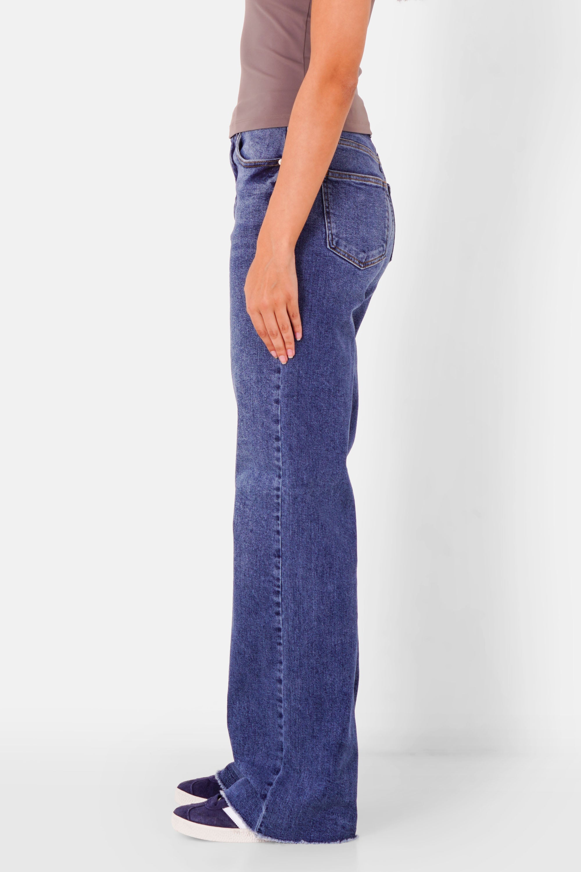 Blue elephant leg jeans
