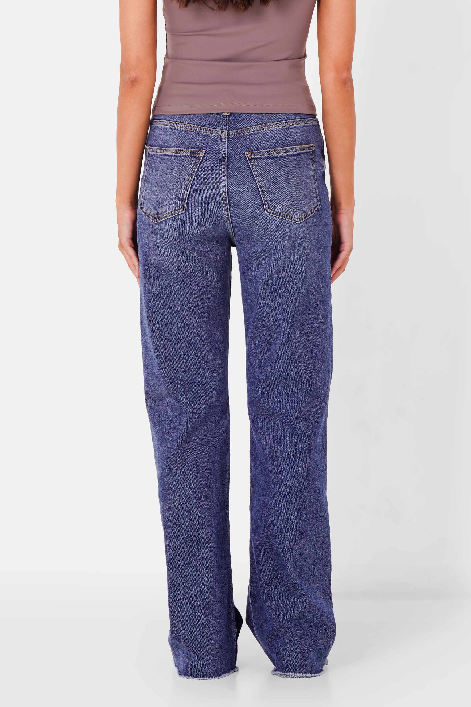 Blue elephant leg jeans