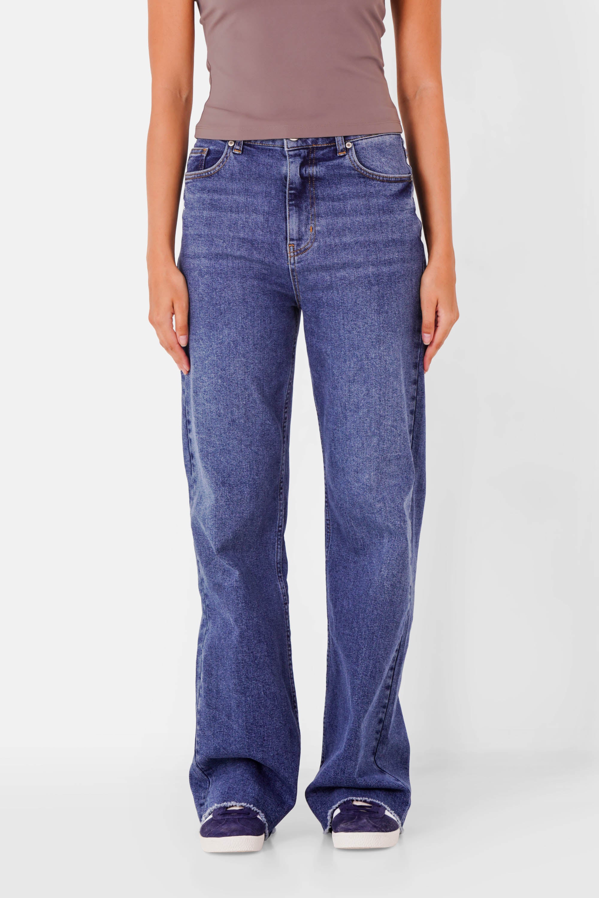Blue elephant leg jeans