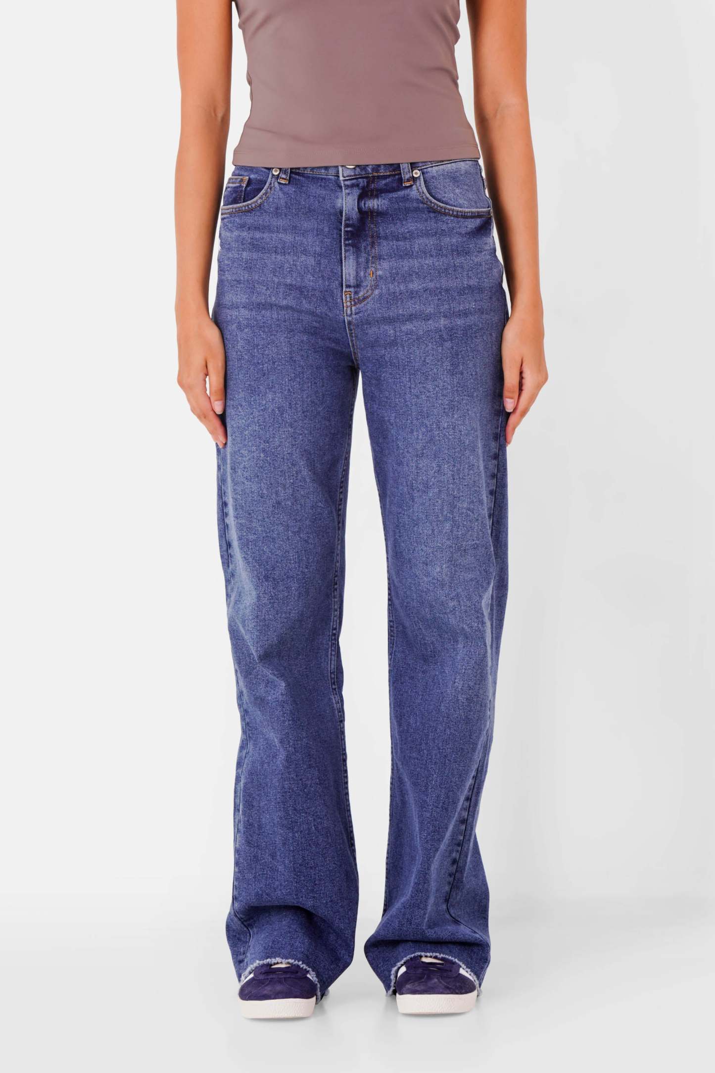 Blue elephant leg jeans