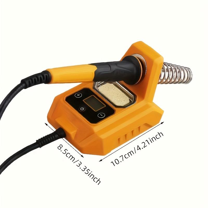 Portable Cordless Soldering Pen – Fits DEWALT 20V Battery, Heats Up Fast, LCD Display, Includes 6 Tips | Perfect for DIY & Electronics Repair