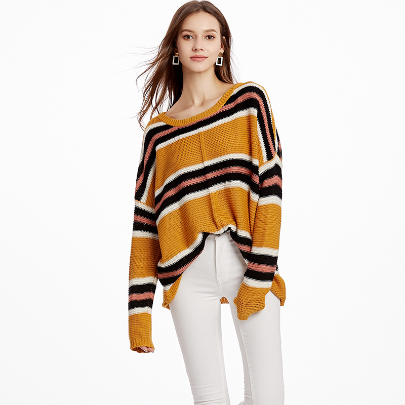 Women's Plus Size Crewneck Pullover Knit Sweater
