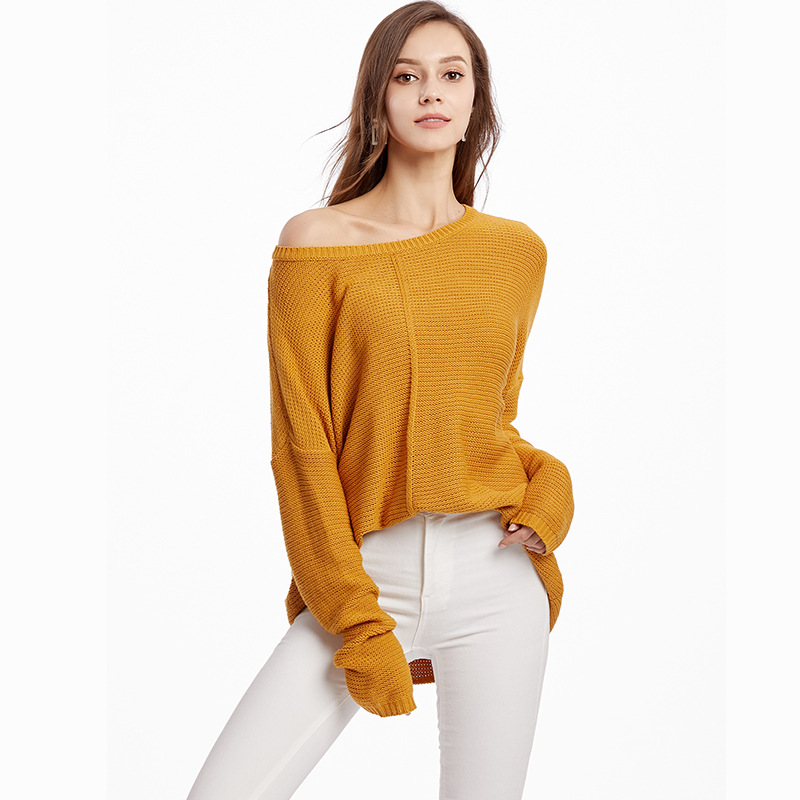 Women's Plus Size Crewneck Pullover Knit Sweater