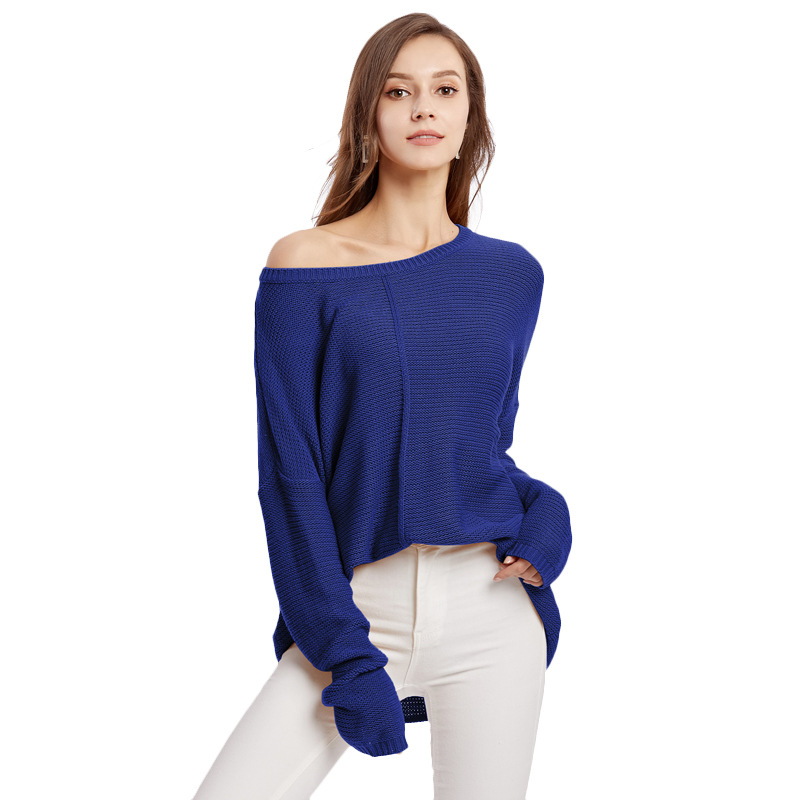 Women's Plus Size Crewneck Pullover Knit Sweater