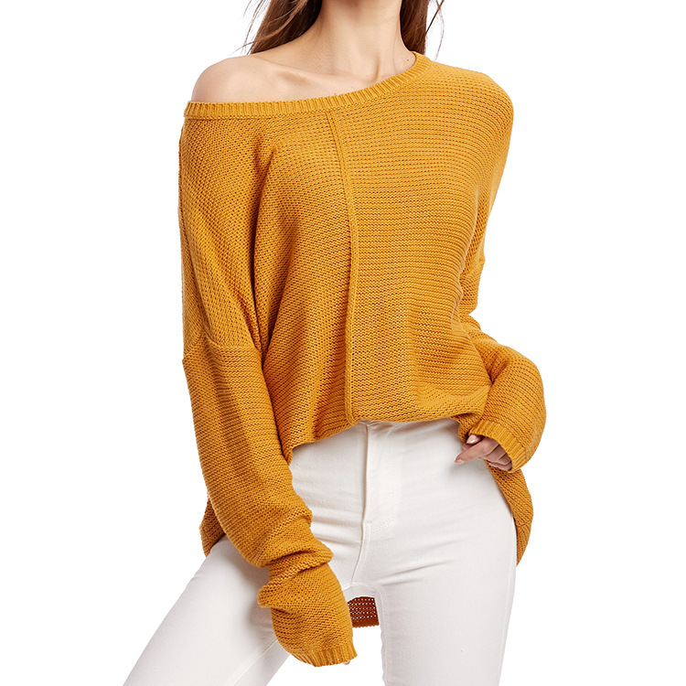 Women's Plus Size Crewneck Pullover Knit Sweater