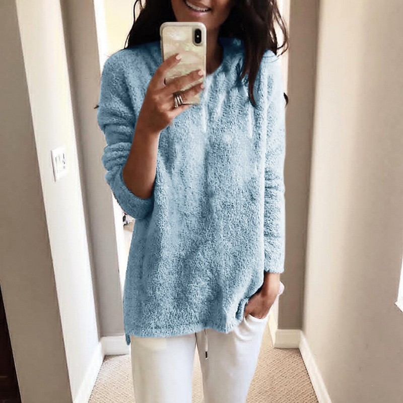 Women's Crewneck Knit Sweater Top