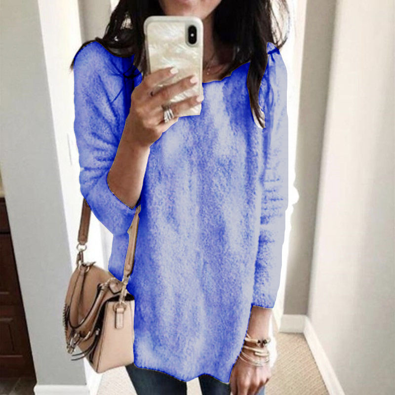 Women's Crewneck Knit Sweater Top