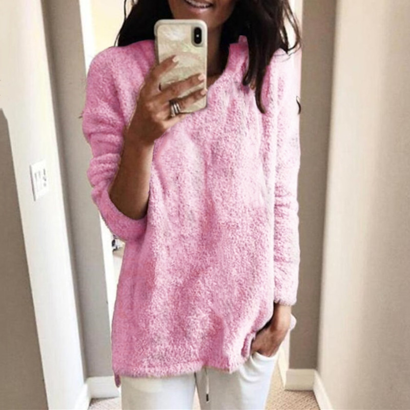Women's Crewneck Knit Sweater Top