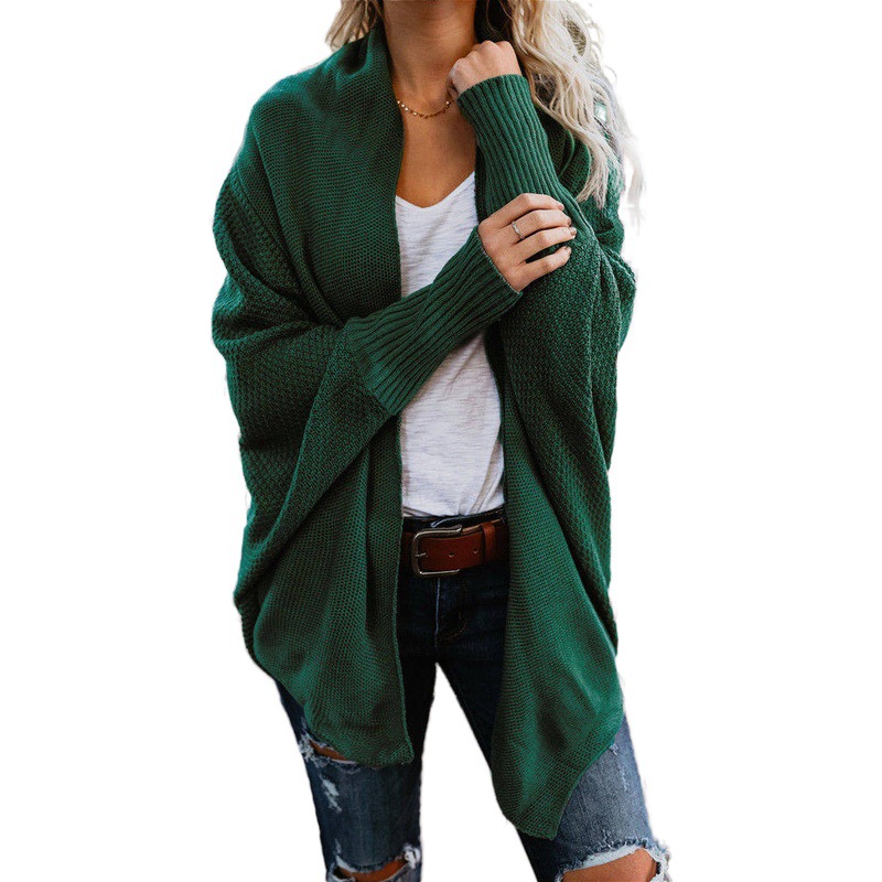 Women's Off-Shoulder Loose Knit Cardigan Sweater