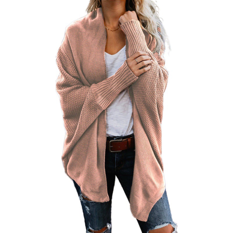 Women's Off-Shoulder Loose Knit Cardigan Sweater