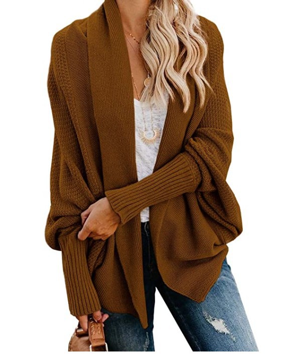 Women's Off-Shoulder Loose Knit Sweater Cardigan