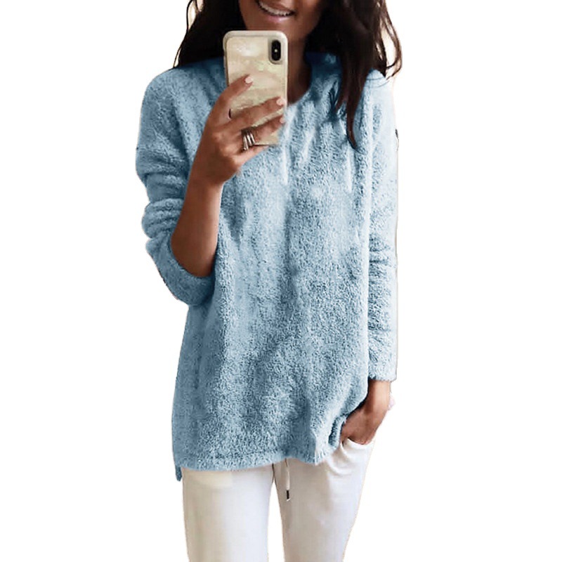Women's Crewneck Knit Sweater Top
