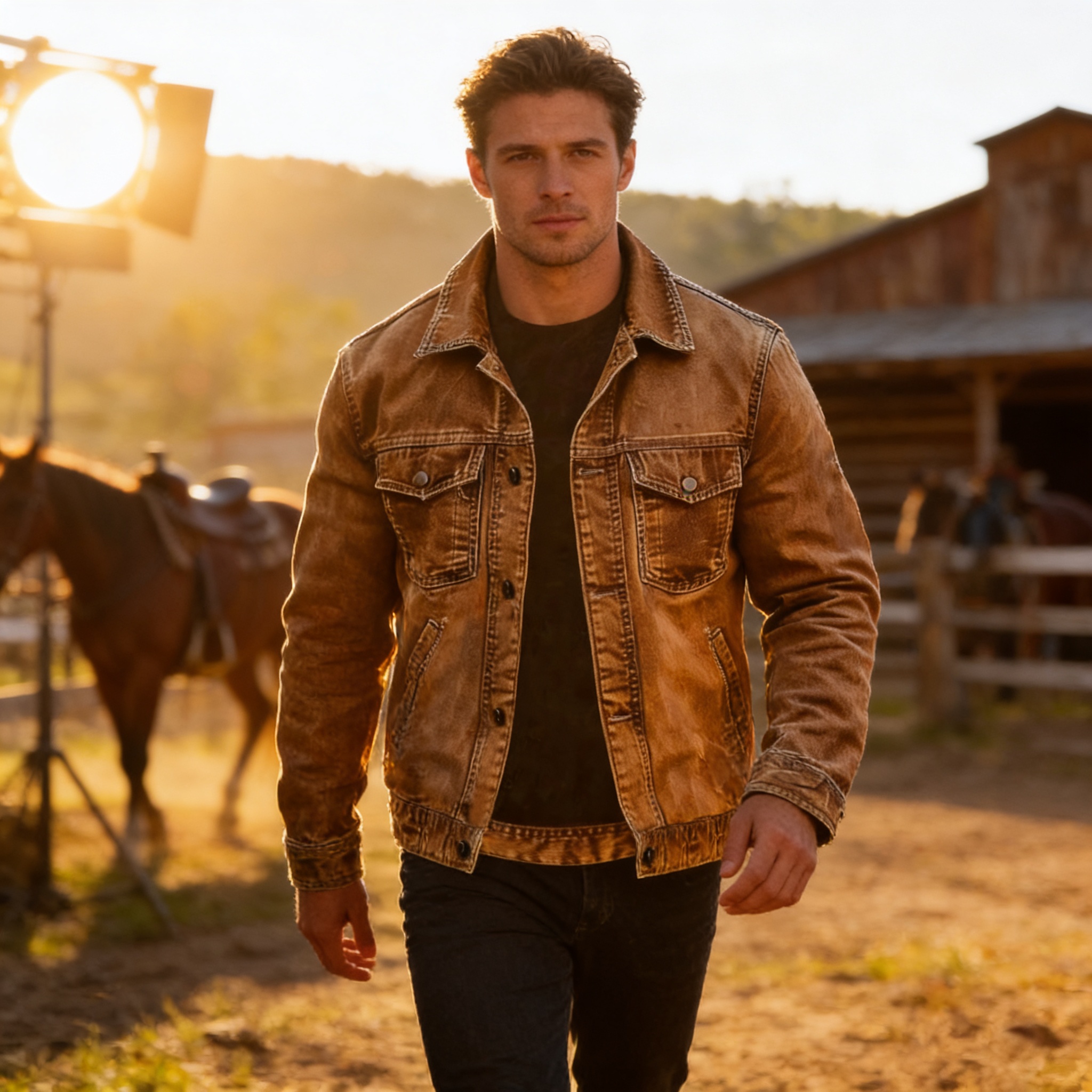 Men's Western Cowboy Jacket Hero Image