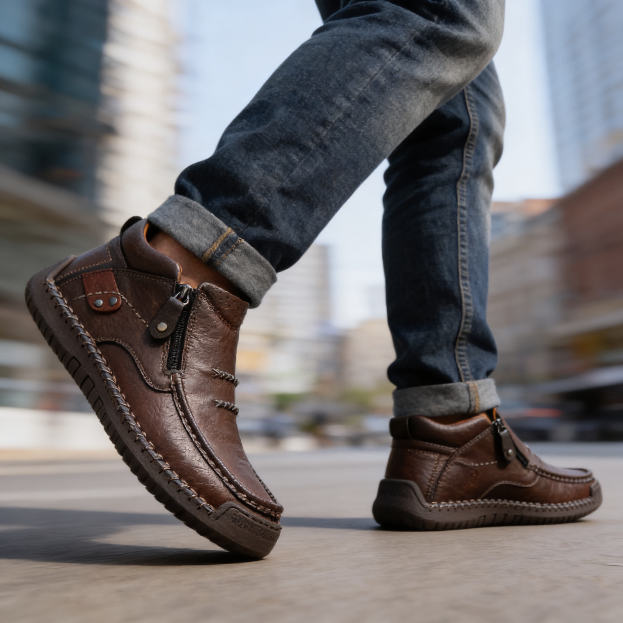 Men's Plus Size Genuine Leather Shoes