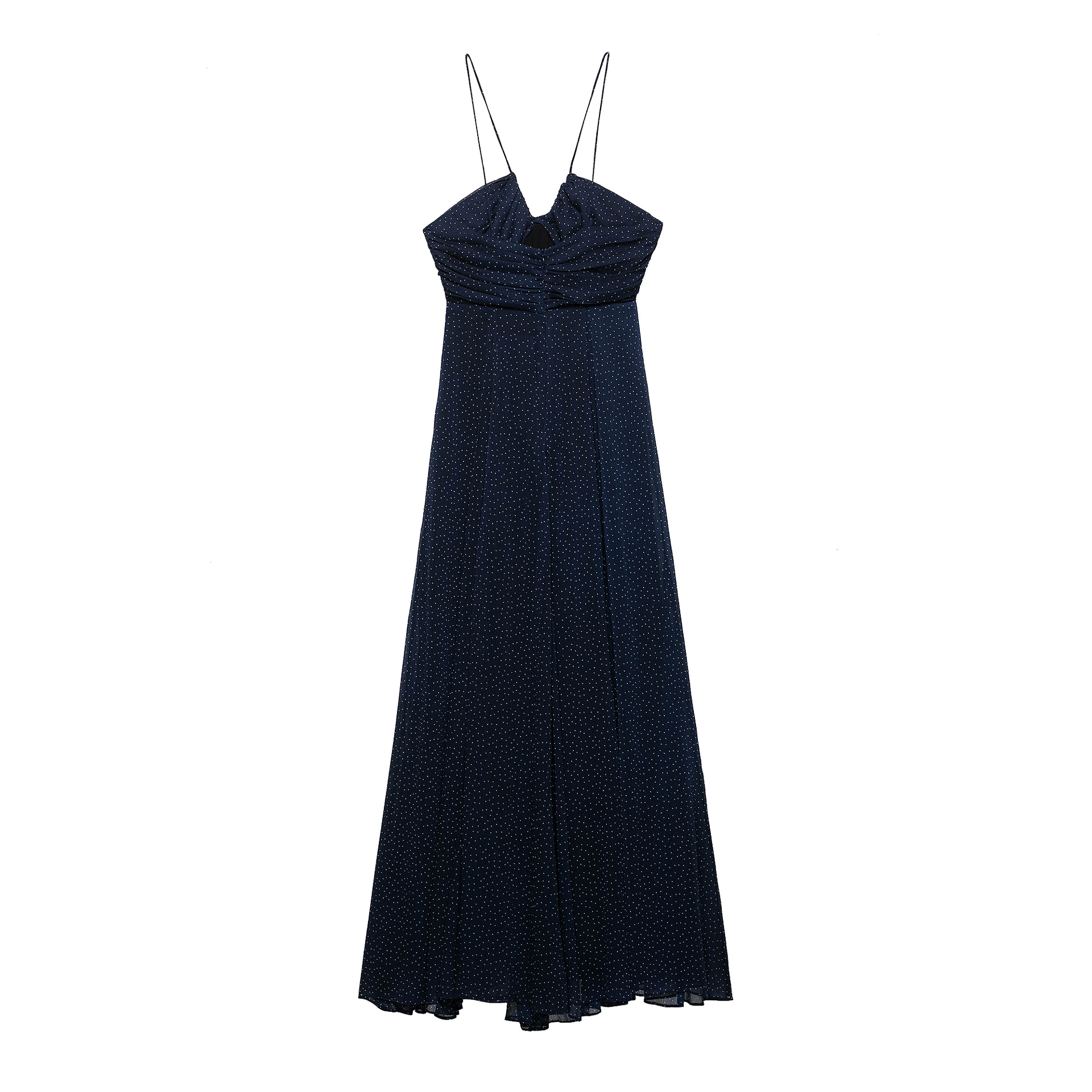 Polka Dot Print V-Neck Dress