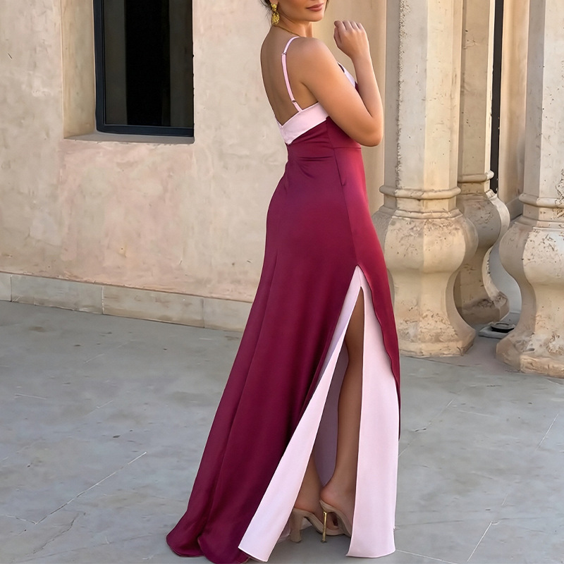 Halter Neck Sleeveless Bodycon Maxi Dress