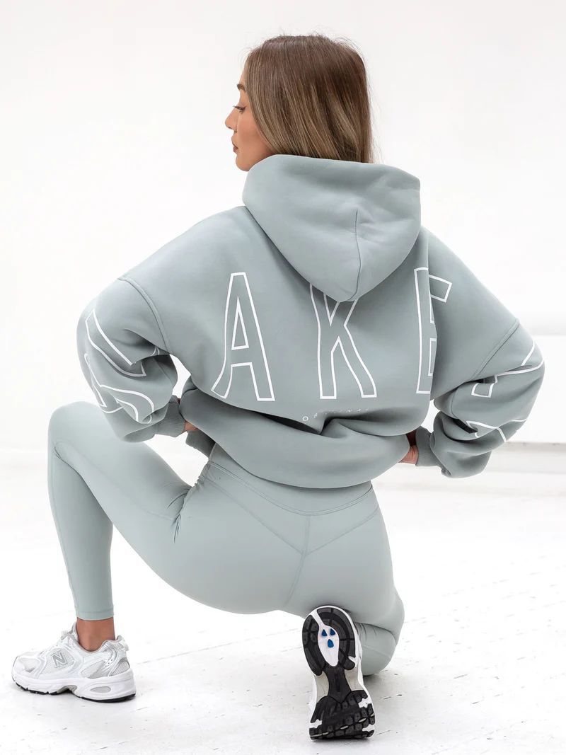 Women's Letter Print Hooded Sweatshirt