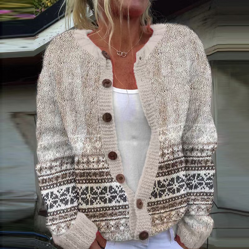 Women's Colorblock Open-Front Cardigan Sweater