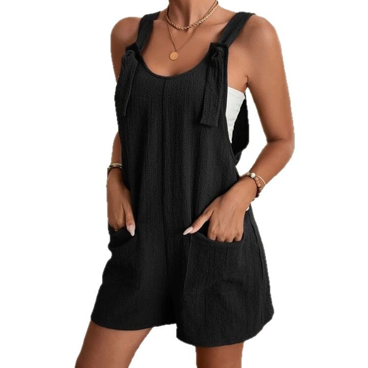 Women's Summer Sleeveless Cami Romper with Shorts