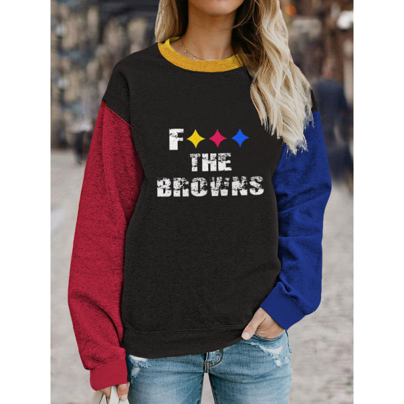 3D Print Crewneck Pullover Hoodie Women's Casual Sweatshirt
