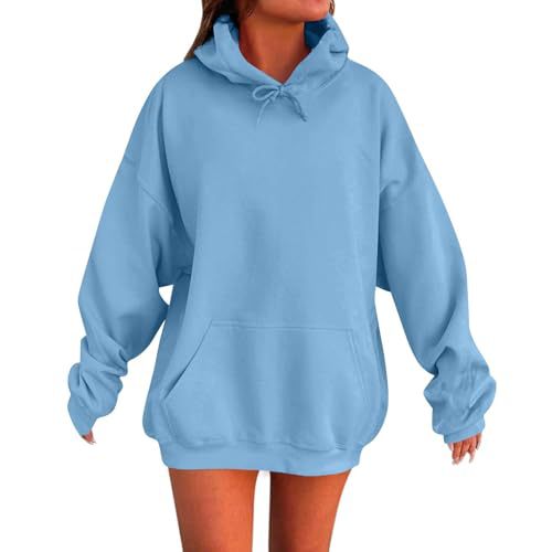 Women's Elegant Print Hoodie Long Sleeve Crew Neck