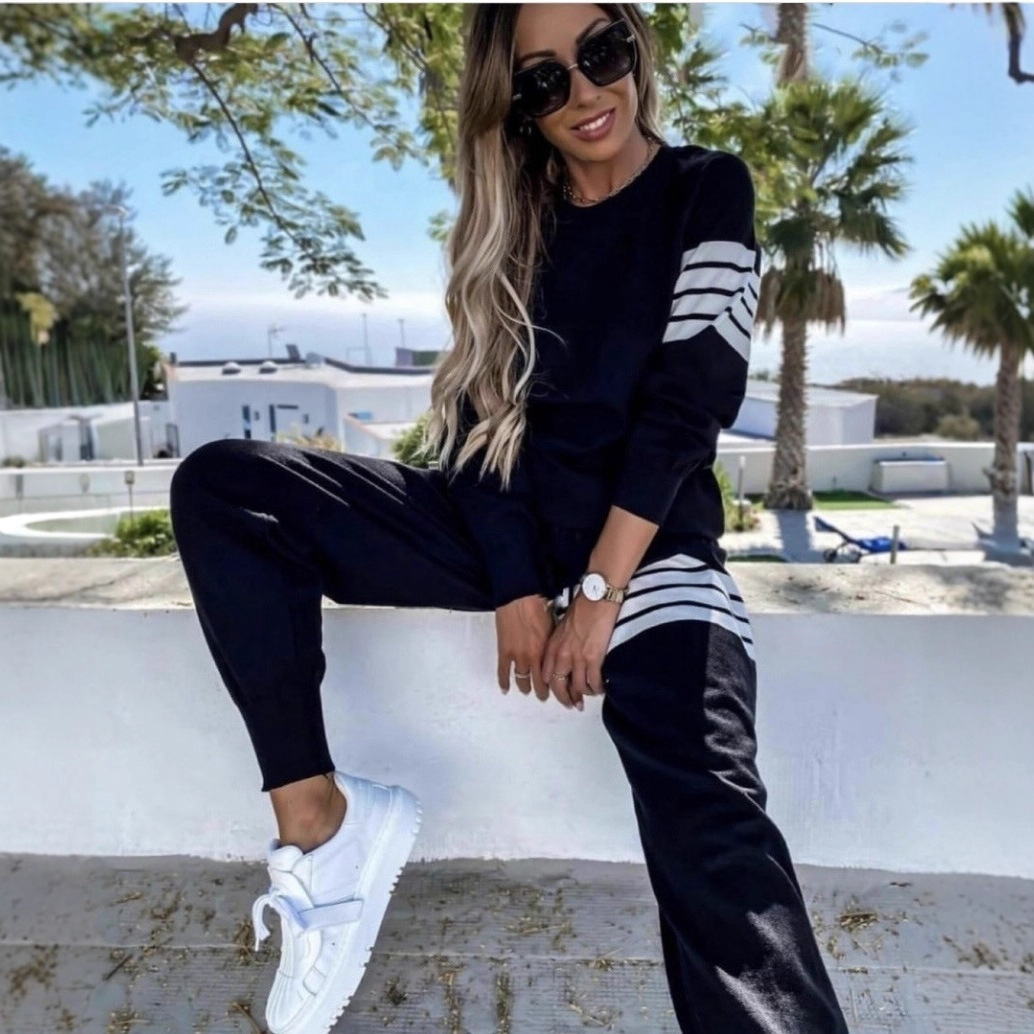 Women's Sleeveless Vest & Wide-Leg Pants Set Casual Streetwear Two-Piece