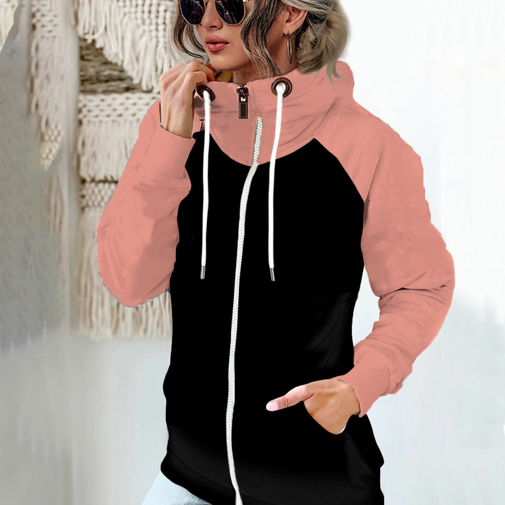 Women's Fleece-Lined Pullover Hoodie Plus Size Loose Fit