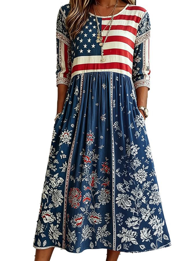 Women's Sleeveless Floral Print Ruched Bodycon Midi Dress