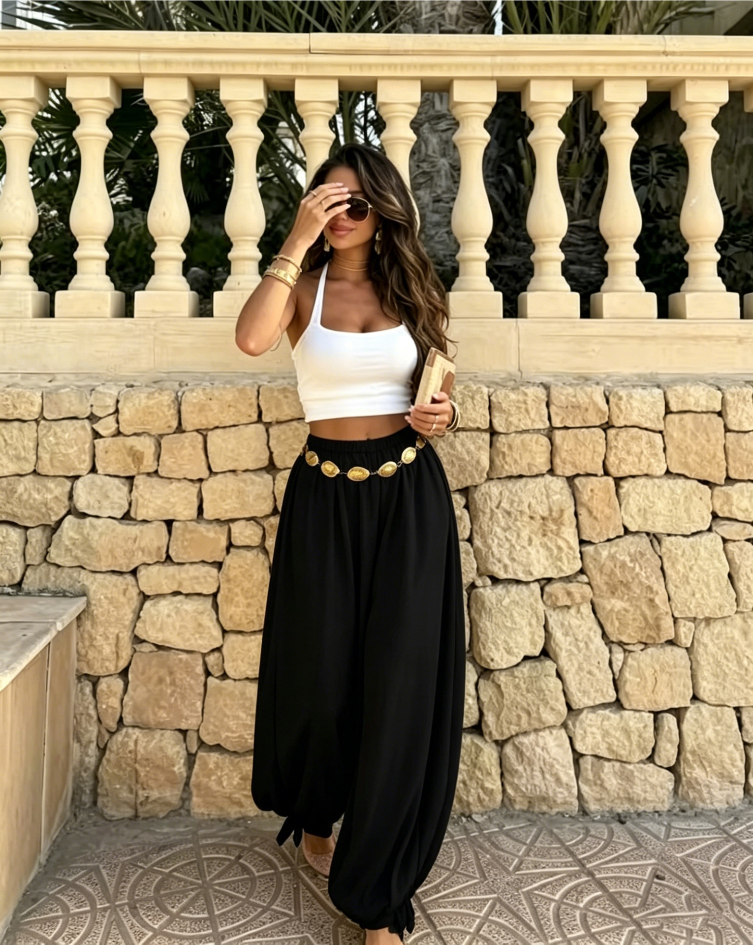 Women's Casual Loose Vintage Lantern Pants