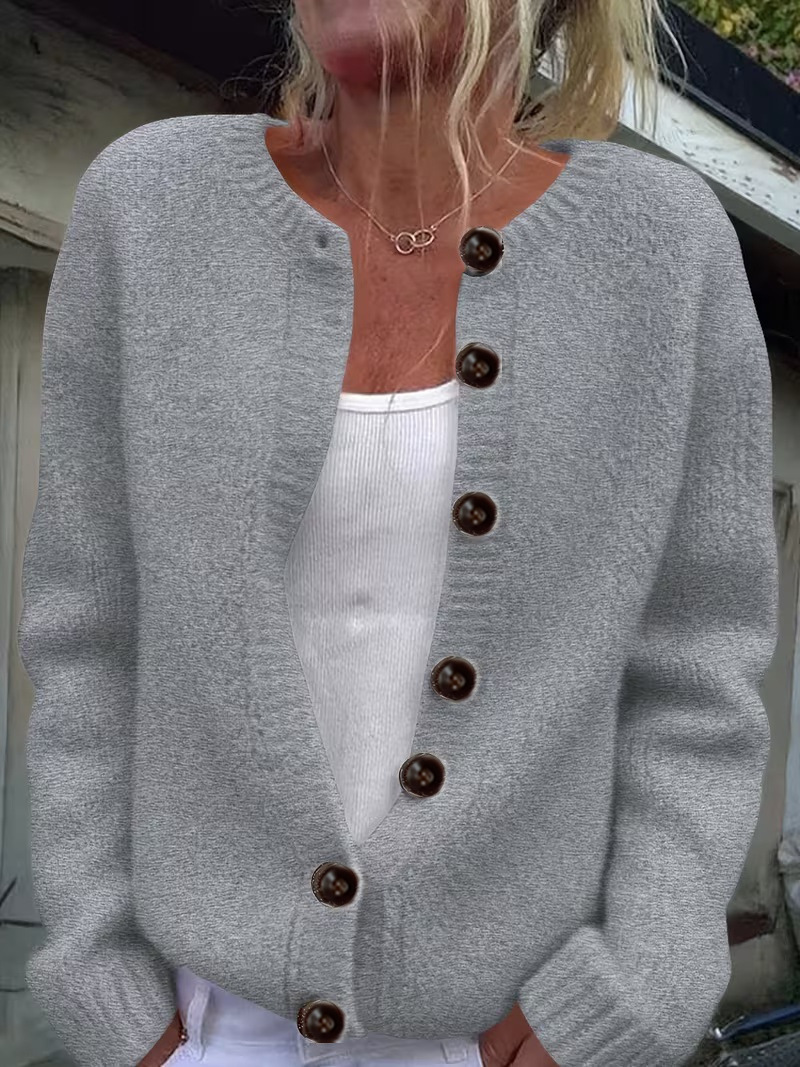 Women's Loose Knit Cardigan Sweater Coat