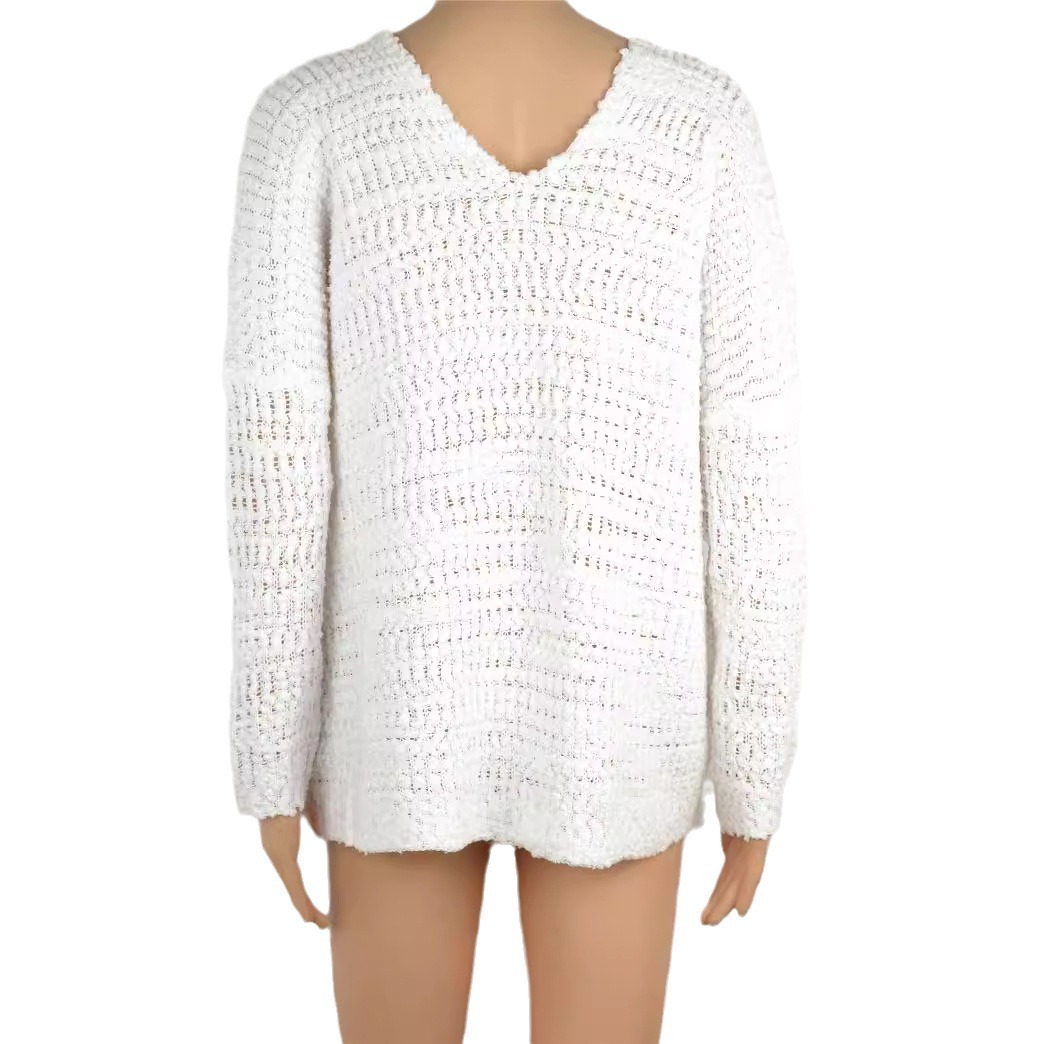 Women's Hooded Pullover Knit Sweater