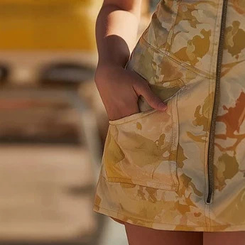 Desert Western Style V-Neck Mini Dress