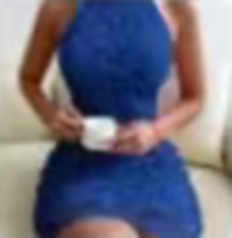 Women's Sleeveless Lace Trim Bodycon Dress Solid Color