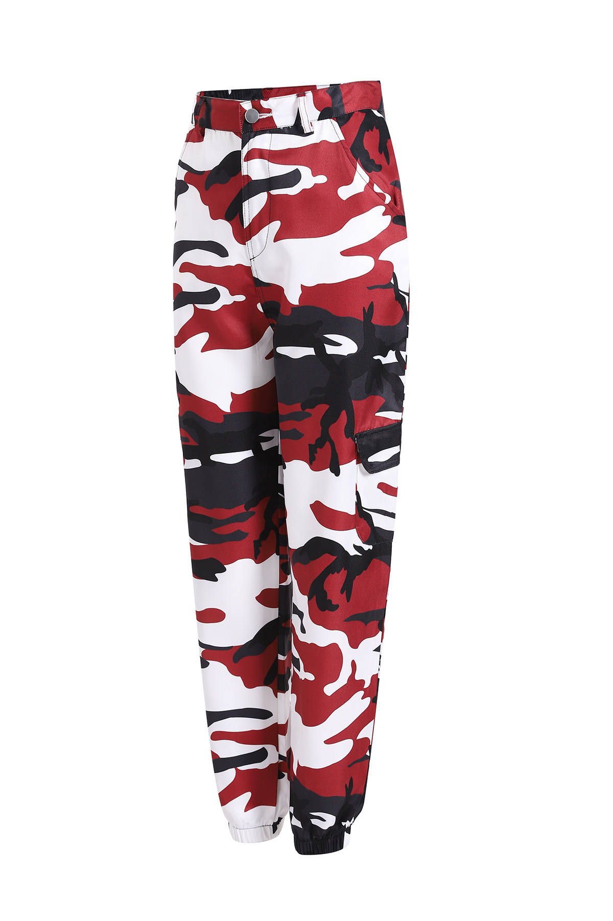 Camouflage Cargo Denim Harem Pants